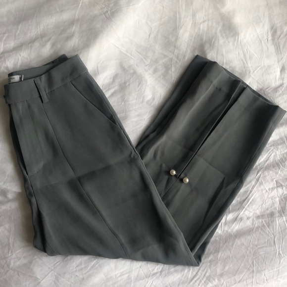 Petite Studio NYC Belda Pearl Pants - Steel - Picture 3 of 7